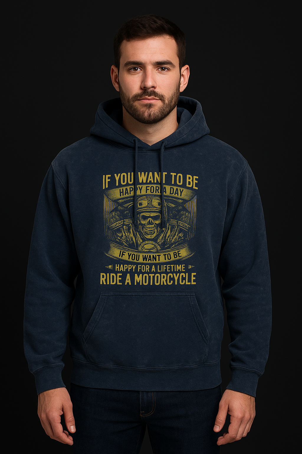 Unisex Acid Washed Hoodie